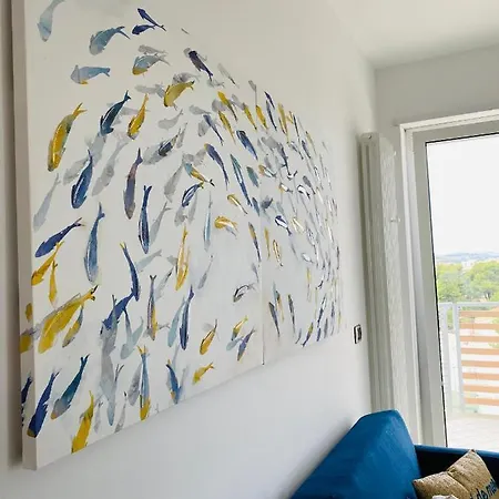 Con Terrazza Di 35 Mq Fronte Mare-wifi-barbecue Apartamento *